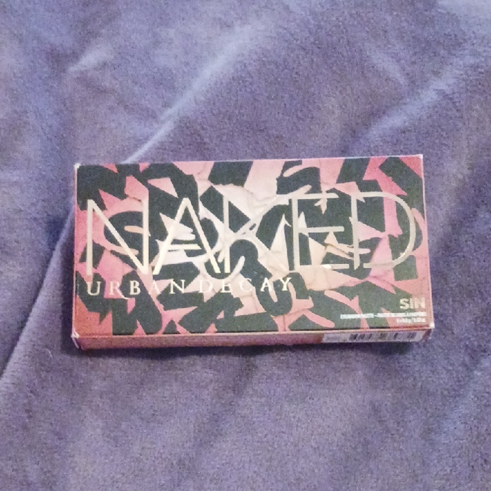 Urban Decay Naked Palette with Pink and Black Design